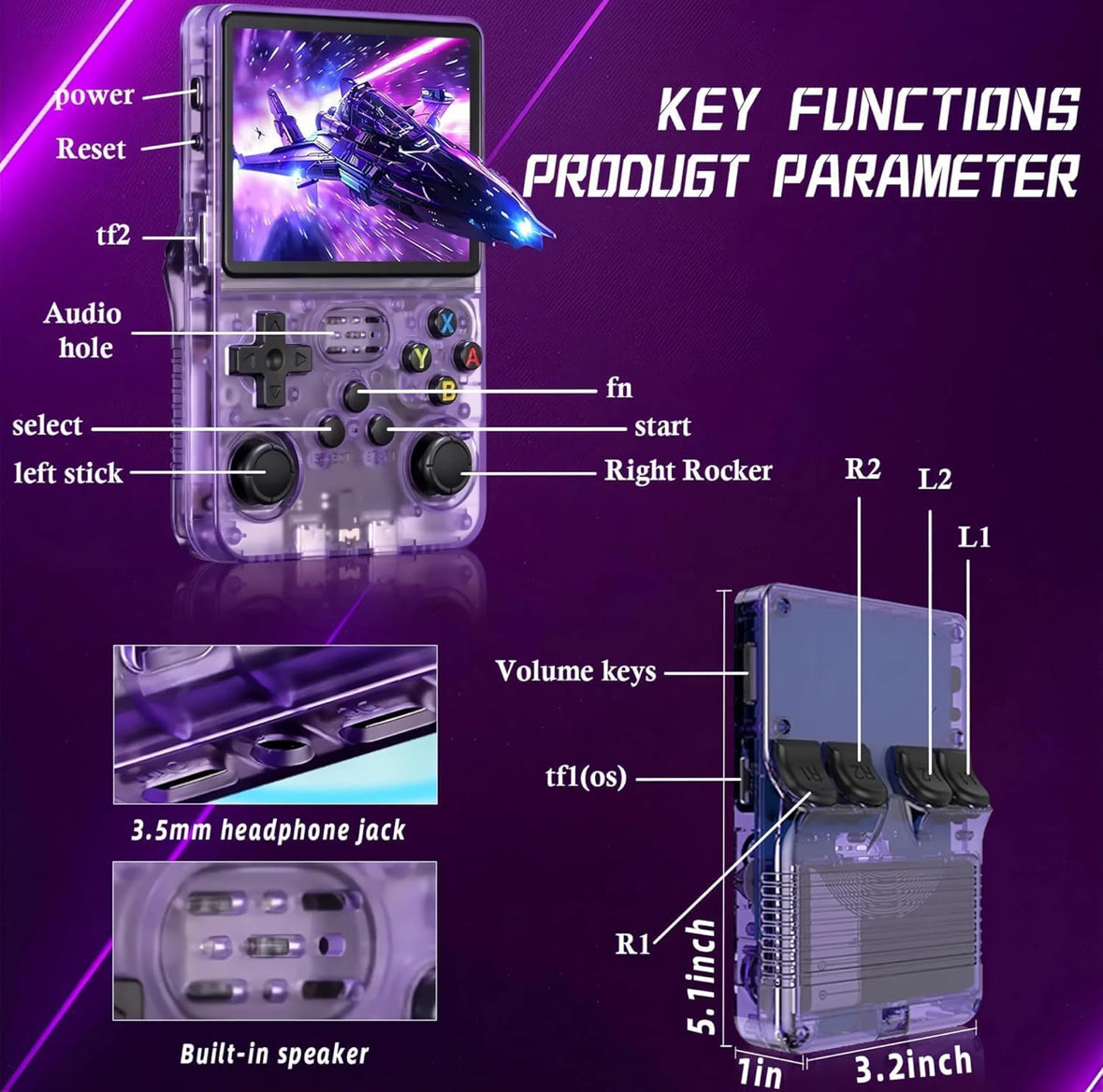 Arcade Poket Play R36s Pro